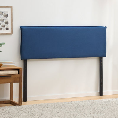 Tête de lit tapissier, très grand, denim