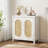 Storage Cabinet Sideboard  with Rattan Doors and Adjustable Shelf - Accent Cabinet for Living Room. Dining Room or Entry Area-1625033379
