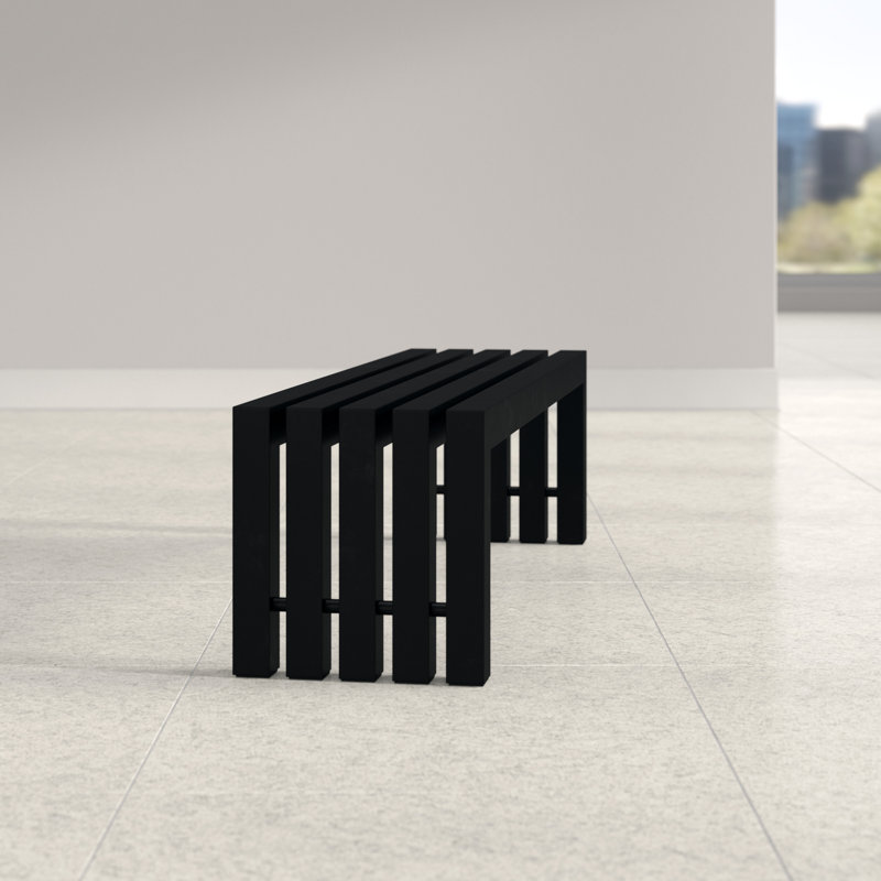 Lexter Metal Bench, Black
