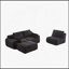 Modern Memory Foam Compressed Sofa, Large Sectional Couches for Living Room, Pet-Friendly Cloud Modular Sectional, Corduroy Fabric, Extra Deep Loveseat, No Assembly Required-782936451