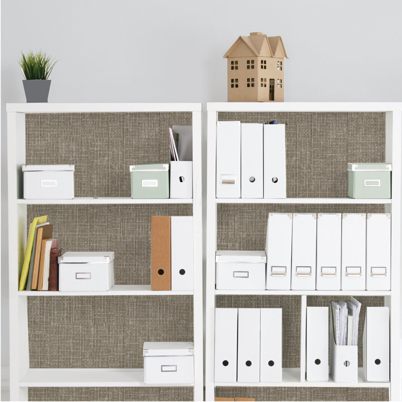 Linen Self-Adhesive Shelf Liner, Natural