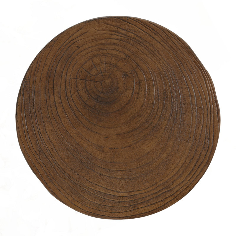 Outdoor Patio MGO Side Table, Natural Wood