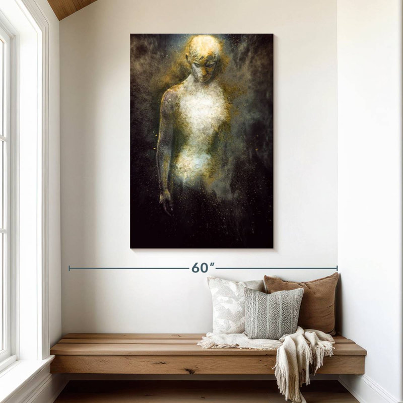 Leisha Human Abstract, 48" H x 32" W