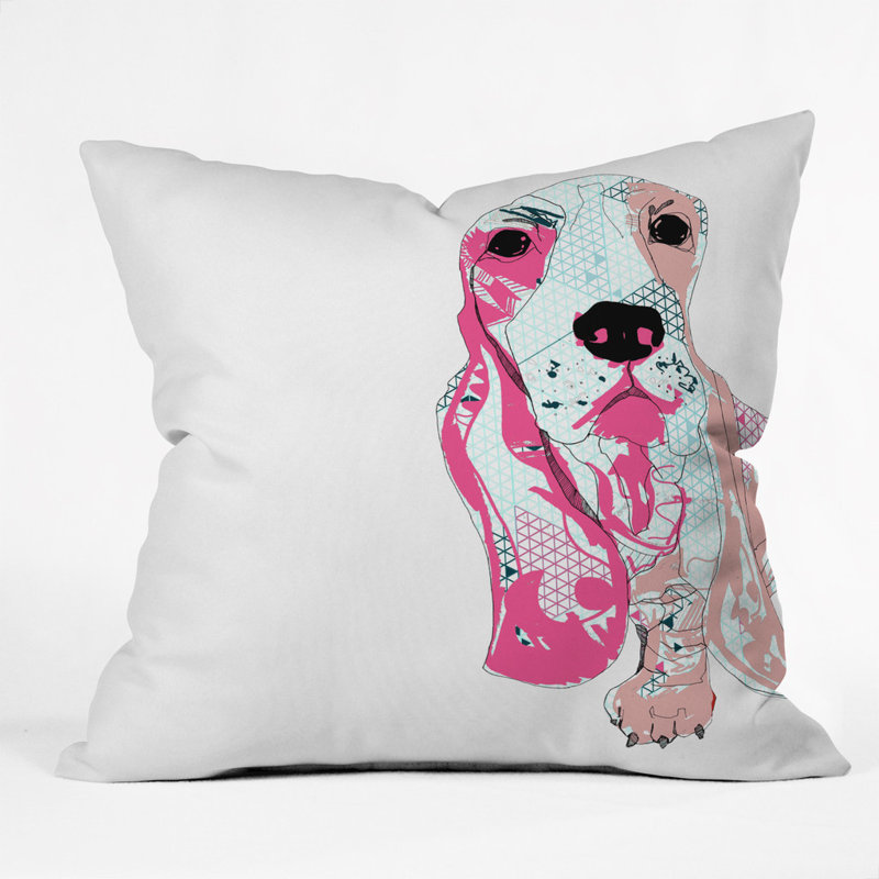 Coussin bassett Casey Rogers, 26 po x 26 po