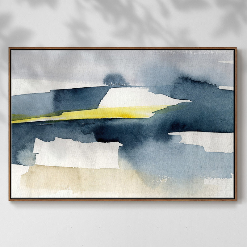 «Peeking Sunshine I», reproduction d'art sur toile, H 17 po x l 25 po x P 2 po, Noyer