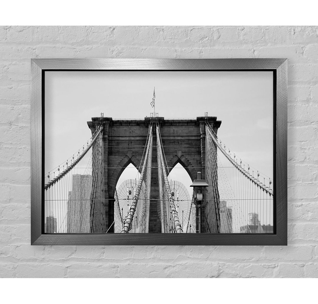 Struktur der Brooklyn Bridge 2 - Einzelne Bilderrahmen Kunstdrucke