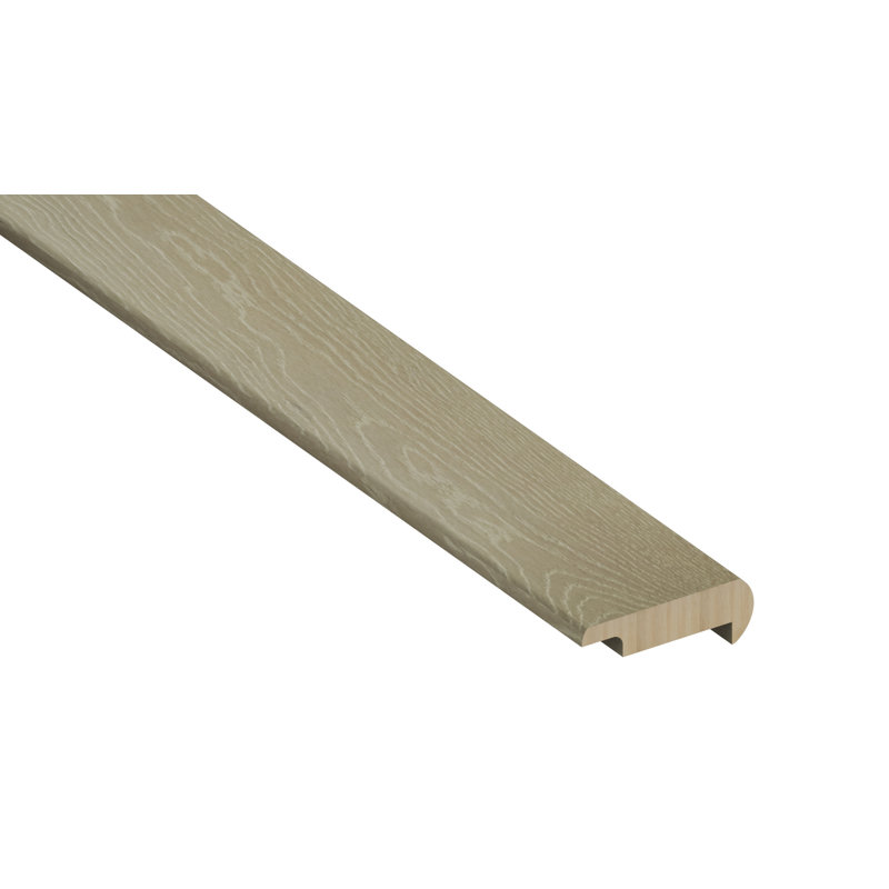 0.76 in. T x 78 in. L x 2.15 in. W Waterproof Wood Flooring Trim Overlapping Stair Nose, Amandine