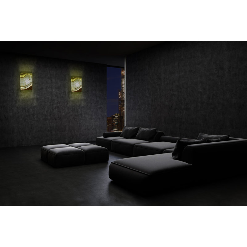 2 - Light Flush Mounted Sconce