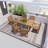 Rectangular Dining Table With X-Shape Base