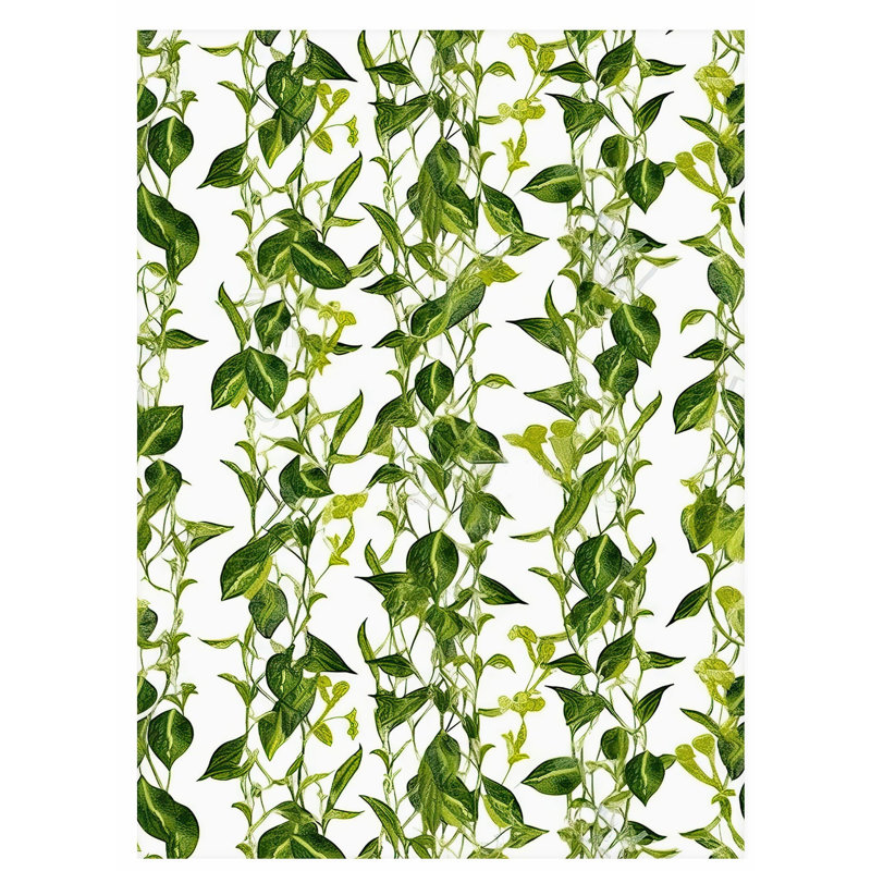 «Botanical Greenery», reproduction d'art moderne sans cadre, H 20 po x l 16 po
