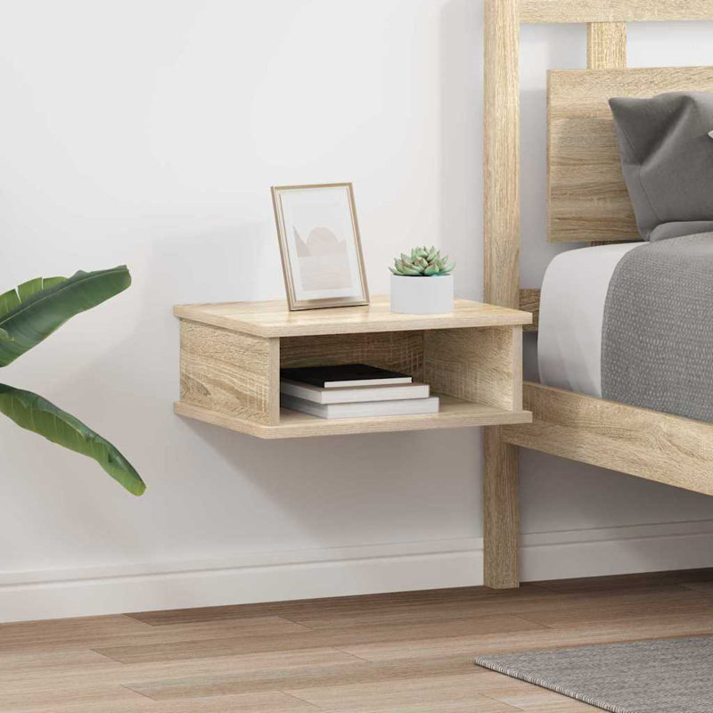 40 cm W Bedside Table, Natural