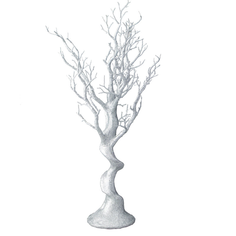 Branche de bouleau artificiel 29 po, Argent