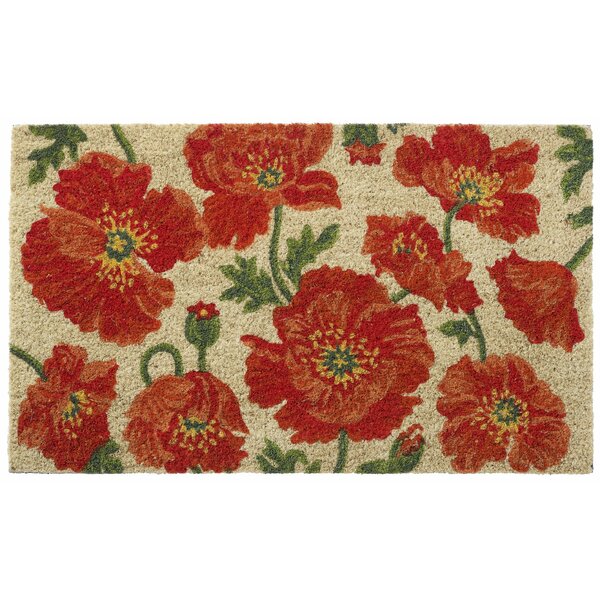 HFLT Floral Outdoor Doormat & Reviews | Wayfair