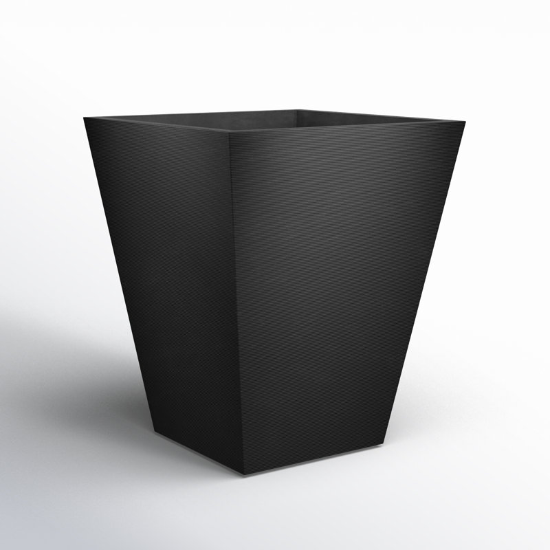 Pot à fleurs linéaire Pro Series, Noir