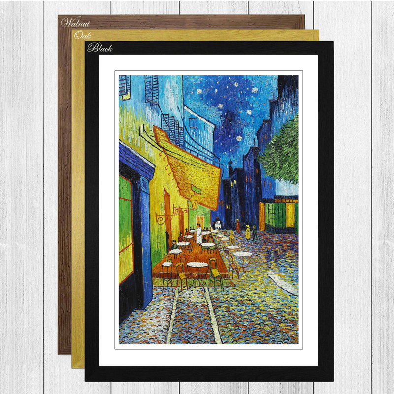 Vincent Van Gogh - Single Picture Frame Painting, Walnut