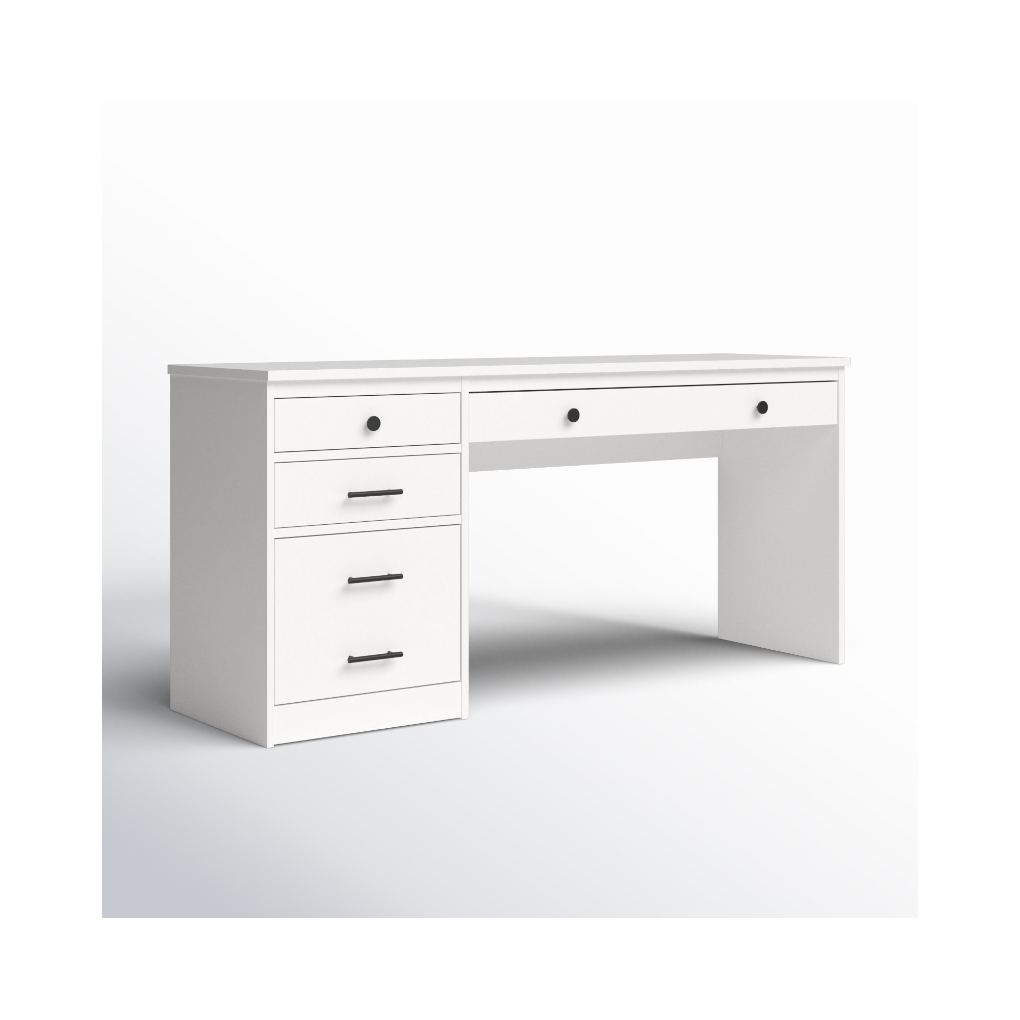 Doyka Executive Desk, White wash