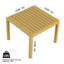 Ensemble 2 pièces de chaises simples et de tables basses-943140410