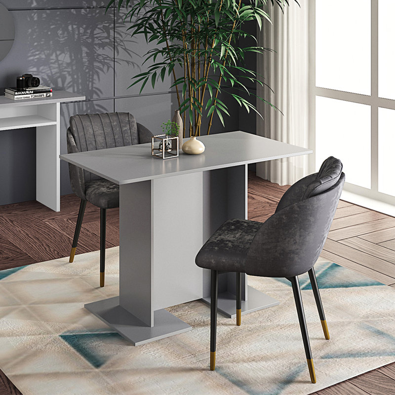 Rectangular Console Table with Storage Shelf