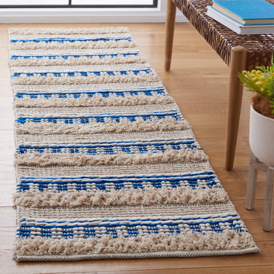 Endri Hand Woven Cotton Striped Rug