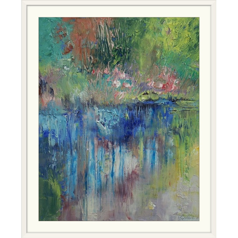 «Goldonna Willows» par Michael Creese, reproduction d'art, H 30 po x l 24 po x P 1,5 po, Toile