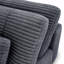 Ensemble de canapé modulaire Cloud, canapé modulaire de 105 po avec repose-pieds, mousse pure, velours en fausse fourrure de lapin, canapé de salon confortable bleu gris-414103050