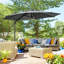 Parasol en porte-à-faux 118,00 po Teria-1367242477