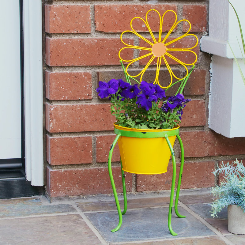 Pot à fleurs Elleker, Jaune