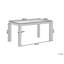Ezmerelda Rectangular Outdoor Dining Table With Umbrella Hole , 140cm cm W 80cm cm D-61018852