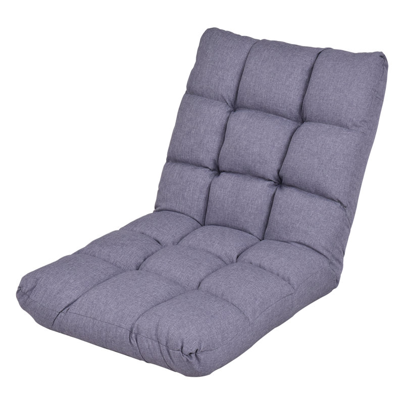 Trule Reclining Floor Game Chair, Light Gray