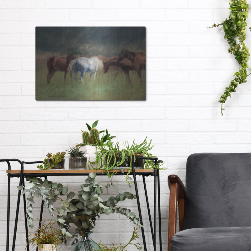 «Southern Horses» par Valtcho Tonov, H 12 po x l 16 po