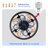 20" Farmhouse Reversible Ceiling Fan 
