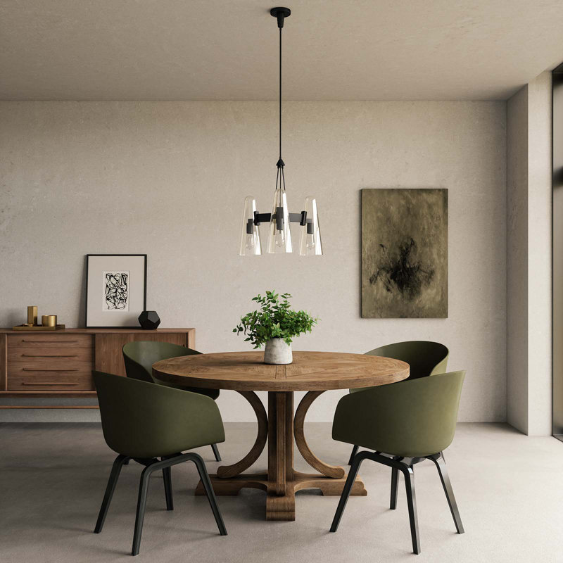 Luminaire suspendu 3 lumières Beacon par Modway, Noir
