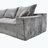 Boucle Sectional Sofa with pillows,No Assembly Needed-106714677