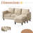 73.6" Upholstered Sofa-703474644