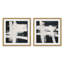 Onyx Eclipsed, ensemble de 2 impressions sur toile dans un cadre brossé, 12 po x 12 po-176941349-176941354