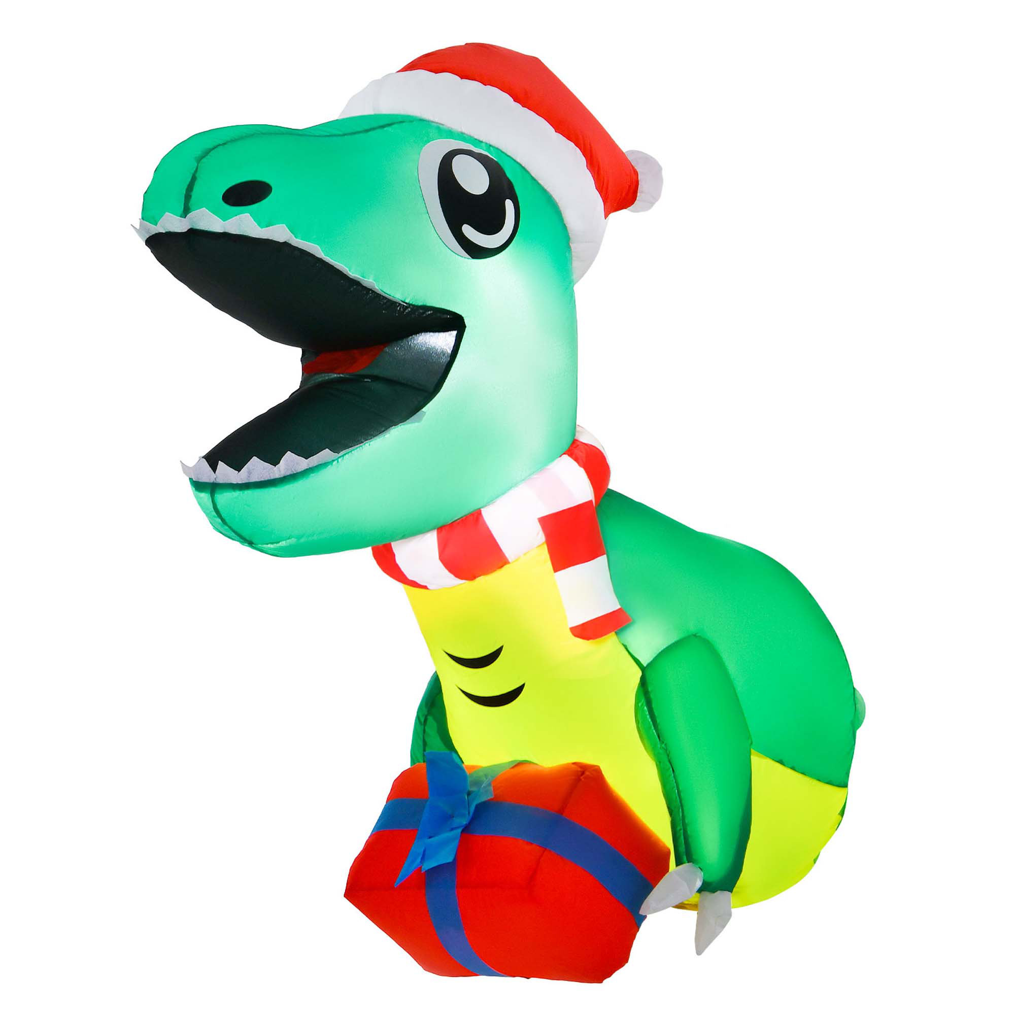 The Holiday Aisle® Christmas Dinosaur Inflatable Wayfair
