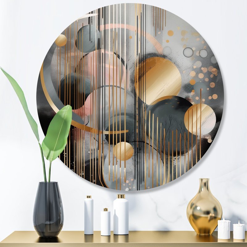 Abstract Wall Decor, 16" H x 16" W x 1" D