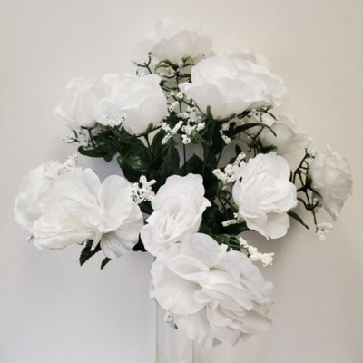 Fleur artificielle ouverte