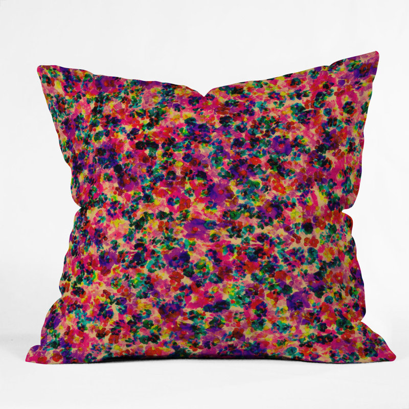 Amy Sia Floral Explosion Throw Pillow, 18" x 18"