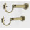 Support de rideau réglable en zinc Pharris