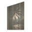 Palmier au clair de lune, ébène, palmiers et palmiers, art sur bois de pin naturel-2009254646