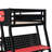 Multifunctional Twin Size Bunk Beds, Wood Gaming Desks, Modern Red
