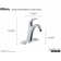 Alteo Single Hole Bathroom Faucet with Drain Assembly