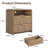 25''H 2-Drawer Nightstand With Charging Station, Modern Fluted Bedside Cabinet For Bedroom, Curved Profile Design-509277777-506073260