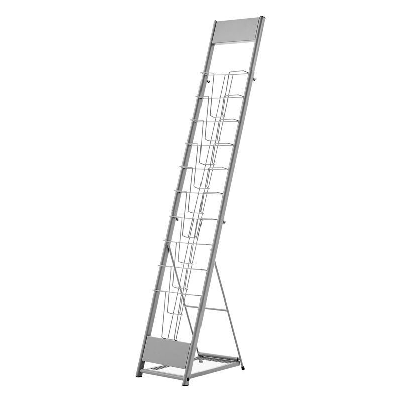 Steel Free Standing Magazine Rack