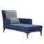Chaise longue rembourrée Yaphank-1607776552