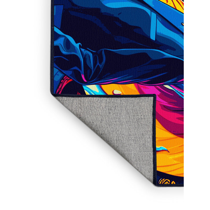 Cosmic Twist Rug, Round 4'