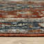 Tapis rouille / bleu Hovis-2089880585