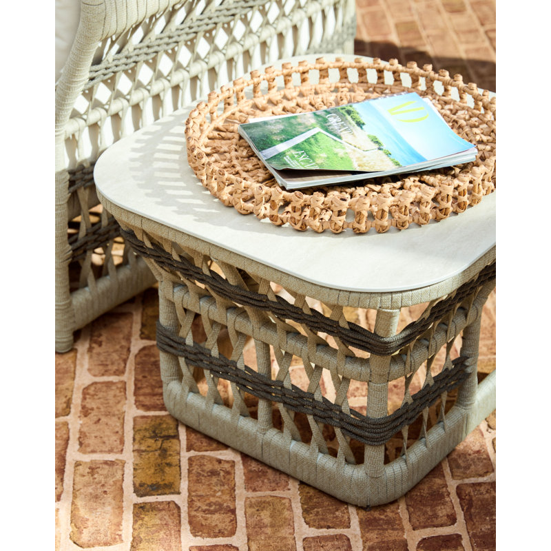 Winder End Table, 14" H x 32" W x 48" D