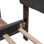 Lit plateforme tapissier avec 2 tiroirs et 1 lit gigogne en tissu de lin-1208298837